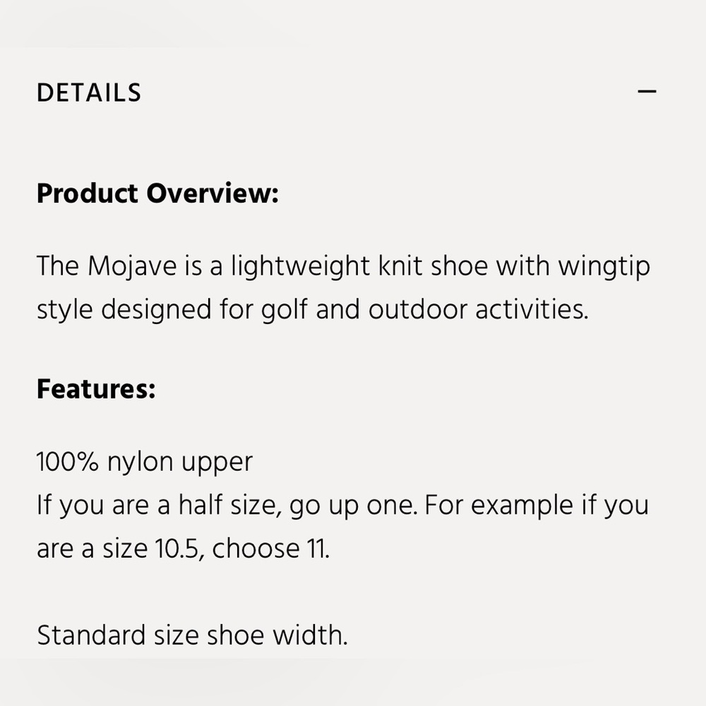 Straight Down Men’s The Mojave Golf Shoes-Nylon-Black-Various Sizes NIB⛳️ - Picture 7 of 12